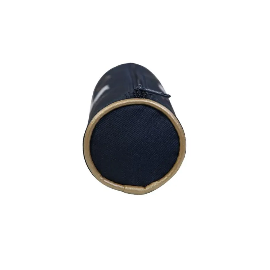 Trousse ronde Cybel - 1 compartiment - bleu marine - Bagtrotter