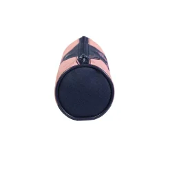 Trousse ronde Cybel - 1 compartiment - bleu/velours - Bagtrotter