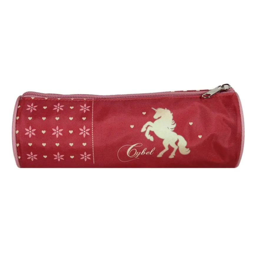 Trousse ronde Cybel - 1 compartiment - rose - Bagtrotter