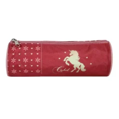 Trousse ronde Cybel - 1 compartiment - rose - Bagtrotter