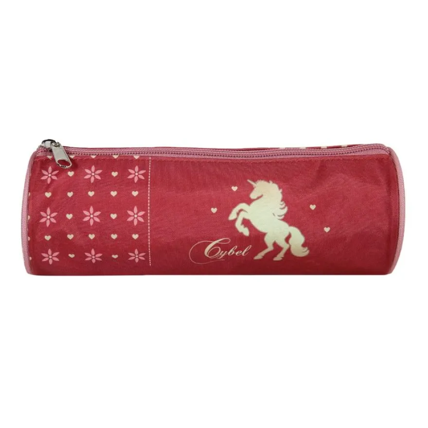 Trousse ronde Cybel - 1 compartiment - rose - Bagtrotter