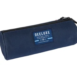 Trousse ronde Deeluxe Primaire - 1 compartiment - marine chine - Oberthur