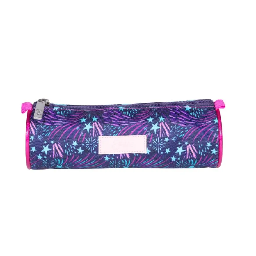 Trousse ronde Ettavee Bright - 1 compartiment - violet - Kid'Abord
