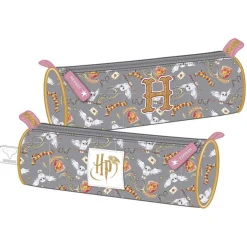 Trousse ronde Harry Potter Hedwig - 1 compartiment - violet pastel - Kid'Abord
