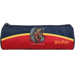 Trousse ronde Harry Potter - 1 compartiment - rouge - Bagtrotter