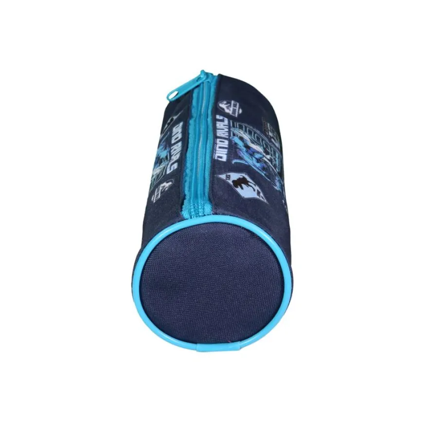 Trousse ronde Jurassic World - 1 compartiment - bleu - Bagtrotter