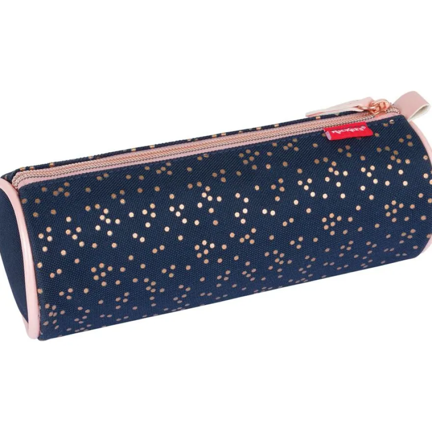 Trousse ronde Kickers Girl - 1 compartiment - marine - Oberthur