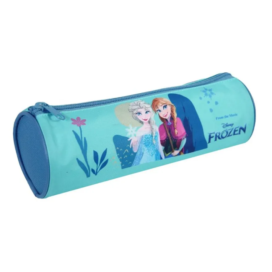 Trousse ronde La Reine des neiges - 1 compartiment - vert - Bagtrotter