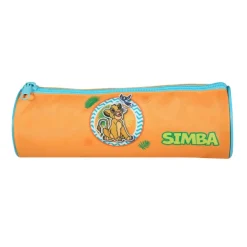 Trousse ronde Le Roi Lion - 1 compartiment - jaune - Bagtrotter