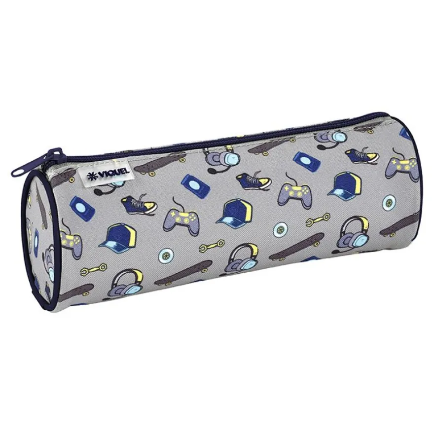 Trousse ronde Lifestyle - 1 compartiment - 2 modèles disponibles - Viquel