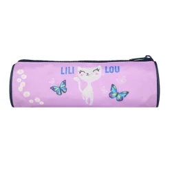 Trousse ronde Lili Lou - 1 compartiment - violet - Bagtrotter