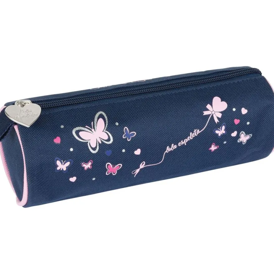 Trousse ronde Lola Espeleta - 1 compartiment - marine - Oberthur