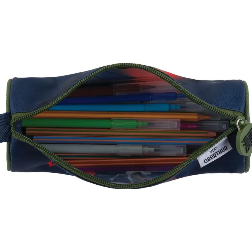 Trousse ronde Manga - 1 compartiment - marine - Oberthur