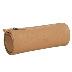 Trousse ronde Maya - 22 x 7 x 7 cm - 1 compartiment - disponible dans différentes couleurs - Biopic