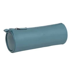 Trousse ronde Maya - 22 x 7 x 7 cm - 1 compartiment - disponible dans différentes couleurs - Biopic
