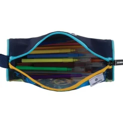 Trousse ronde Megacars / Megabikes - 1 compartiment - marine ou noir - Oberthur