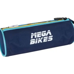 Trousse ronde Megacars / Megabikes - 1 compartiment - marine ou noir - Oberthur