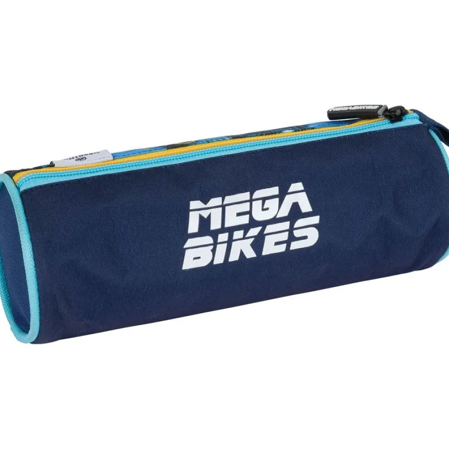 Trousse ronde Megacars / Megabikes - 1 compartiment - marine ou noir - Oberthur