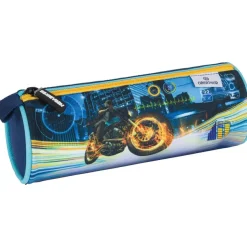 Trousse ronde Megacars / Megabikes - 1 compartiment - marine ou noir - Oberthur