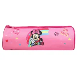 Trousse ronde Minnie - 1 compartiment - rose - Bagtrotter
