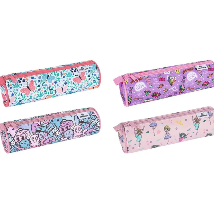 Trousse ronde Motif - 1 compartiment - différents modèles disponibles - Oberthur