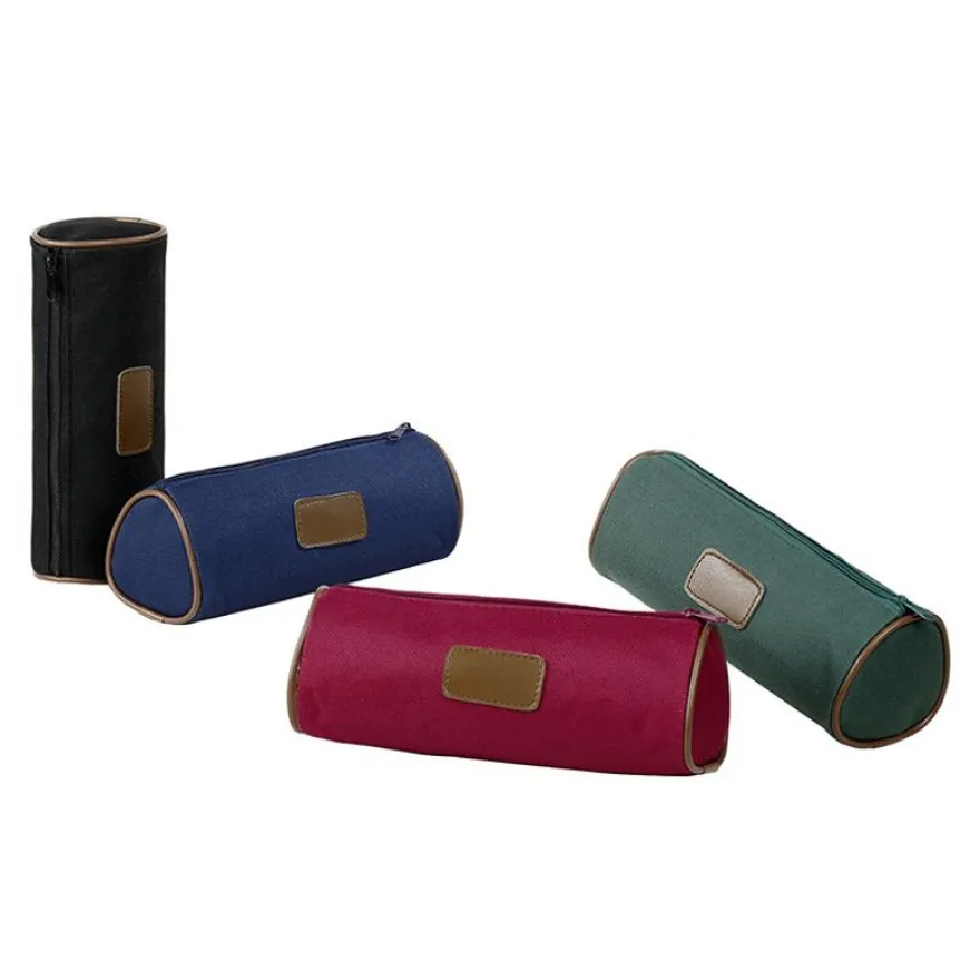 Trousse ronde New Luxe - 1 compartiment - 4 coloris disponibles - Viquel
