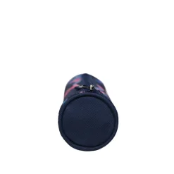 Trousse ronde Offshore - 1 compartiment - bleu marine et imprimé - Bagtrotter