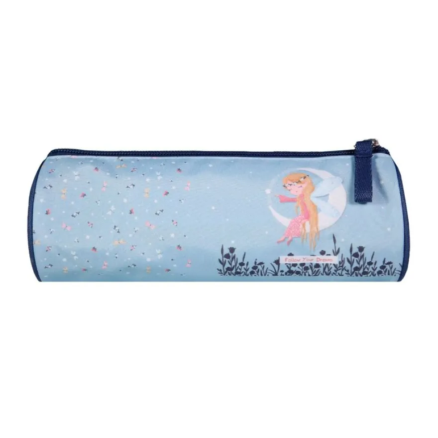 Trousse ronde Phileas - 1 compartiment - lune - Bagtrotter