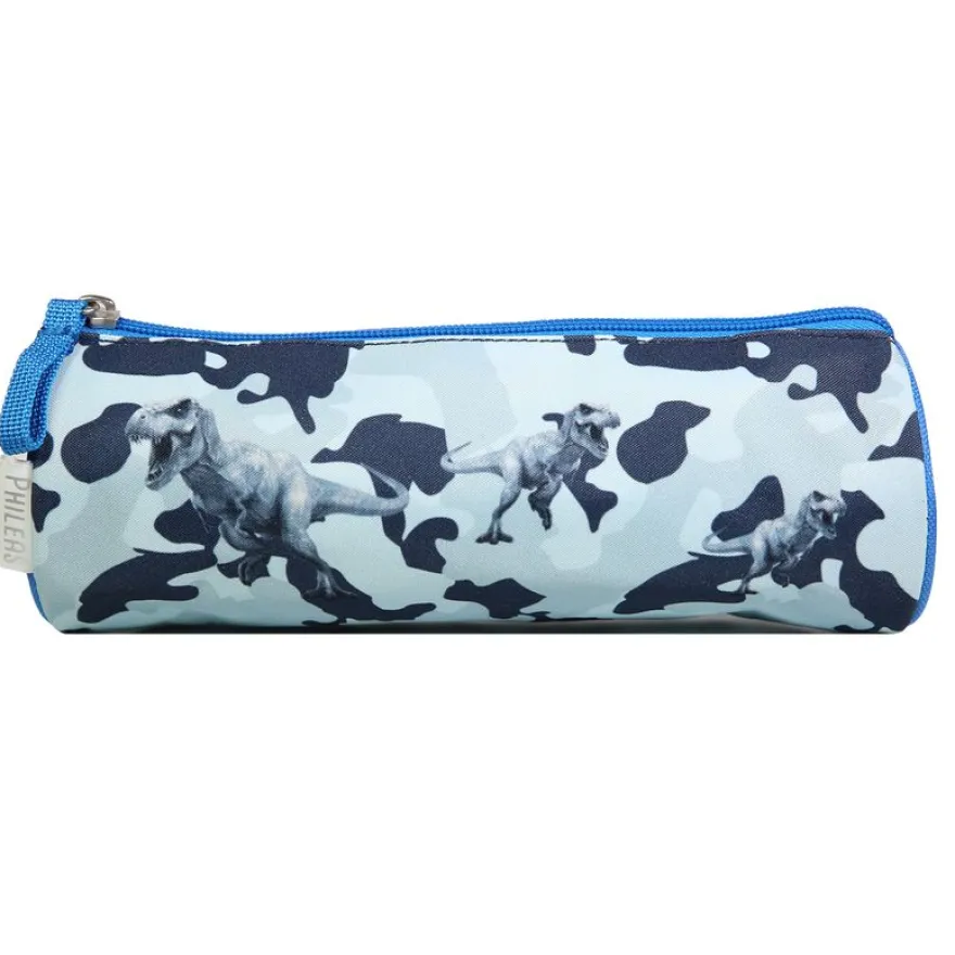Trousse ronde Phileas - 1 compartiment - dino - Bagtrotter