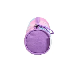 Trousse ronde Phileas Licorne - 1 compartiment - violet - Bagtrotter