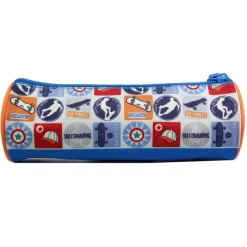 Trousse ronde Phileas Skate - 1 compartiment - bleu - Bagtrotter
