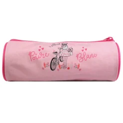 Trousse ronde Poivre Blanc - 1 compartiment - rose - Bagtrotter