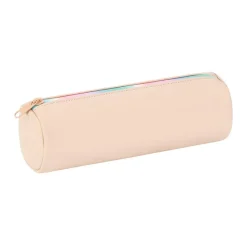 Trousse ronde Rainbow Pastel - 1 compartiment - 2 modèles disponibles - Viquel