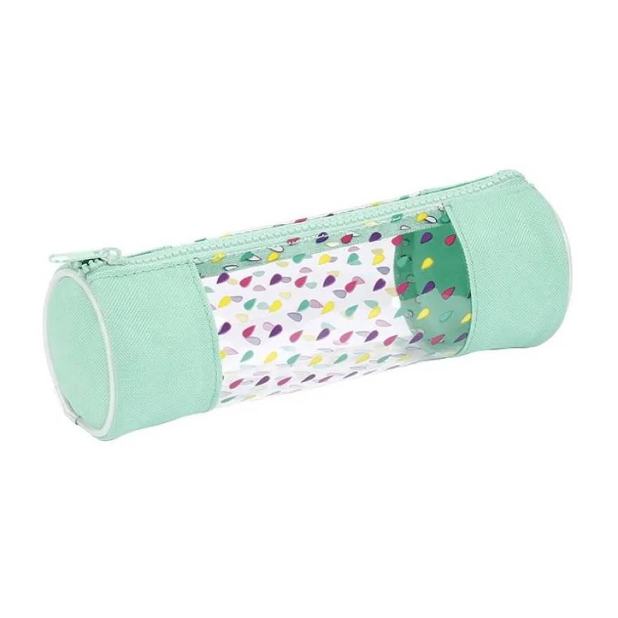 Trousse ronde Raindrop - 1 compartiment - vert - Viquel