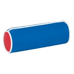 Trousse ronde Rubber - 1 compartiment - 4 coloris disponibles - Viquel