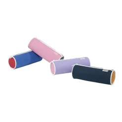 Trousse ronde Rubber - 1 compartiment - 4 coloris disponibles - Viquel