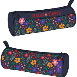 Trousse ronde Stalla Bianca Polka - 1 compartiment - violet - Kid'Abord