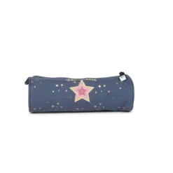 Trousse ronde Star Blue - 1 compartiment - bleu - Pol Fox