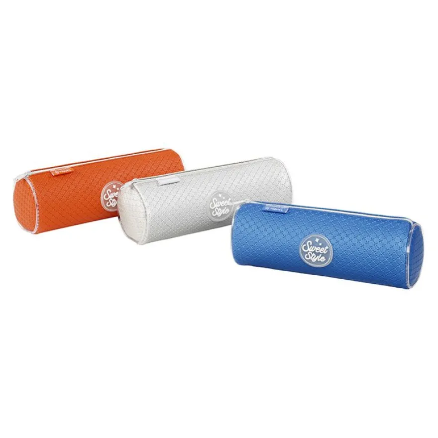 Trousse ronde Sweet Style - 1 compartiment - disponible dans différentes couleurs - Exclusivité Bureau Vallée - Viquel