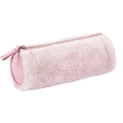 Trousse ronde Teddy - 1 compartiment - disponible en 2 couleurs - Viquel