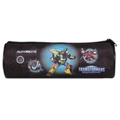 Trousse ronde Transformers - 1 compartiment - noir - Bagtrotter