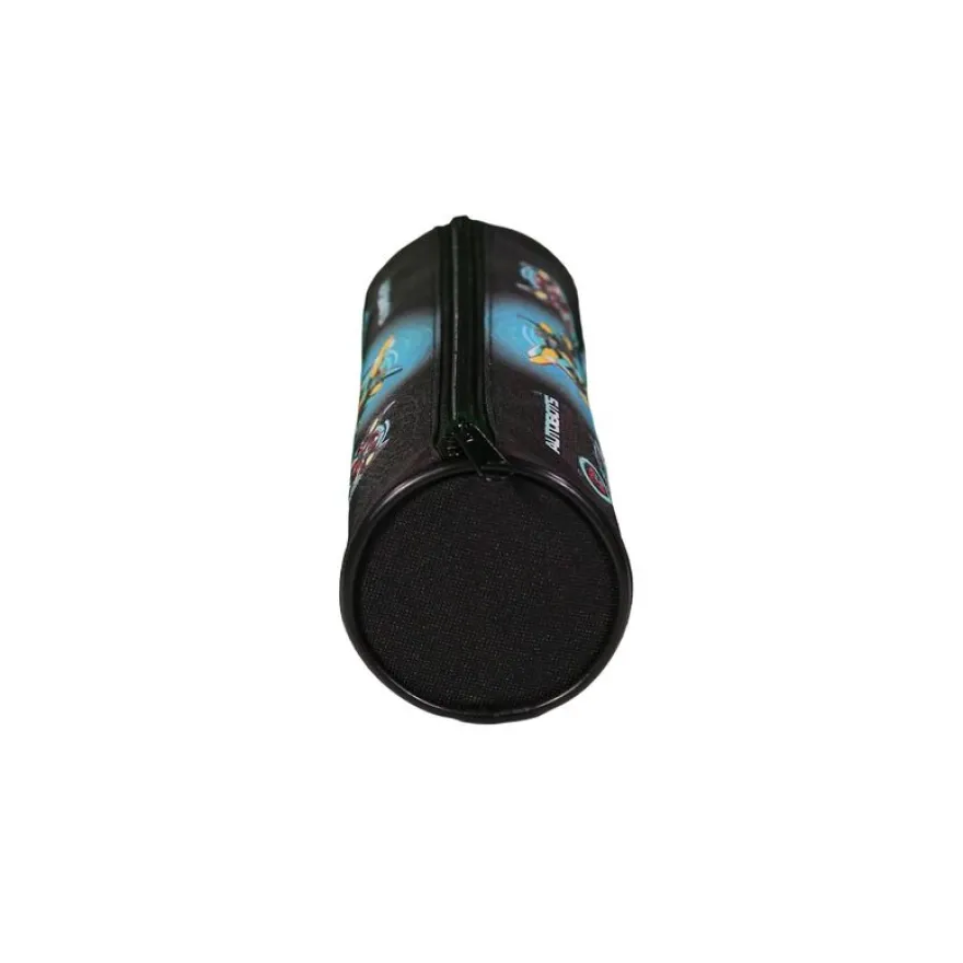 Trousse ronde Transformers - 1 compartiment - noir - Bagtrotter