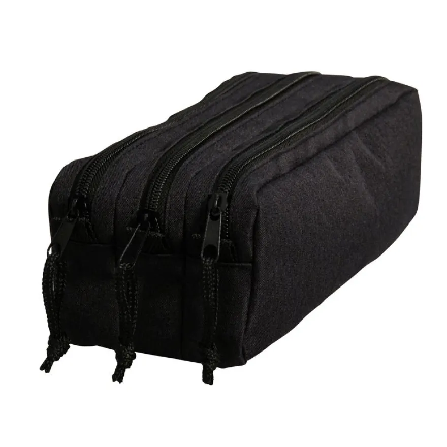 Trousse SCHOOL Maxi 3 compartiments coloris noir