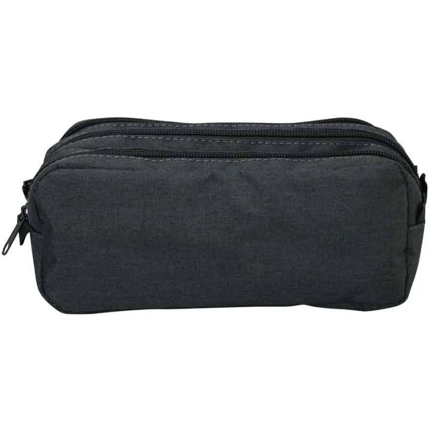 Trousse SCHOOL Maxi 3 compartiments coloris noir