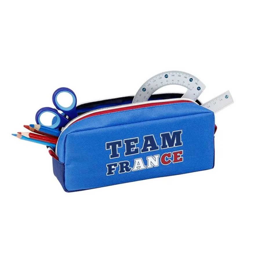 Trousse Team France - 1 compartiment - bleu - Viquel
