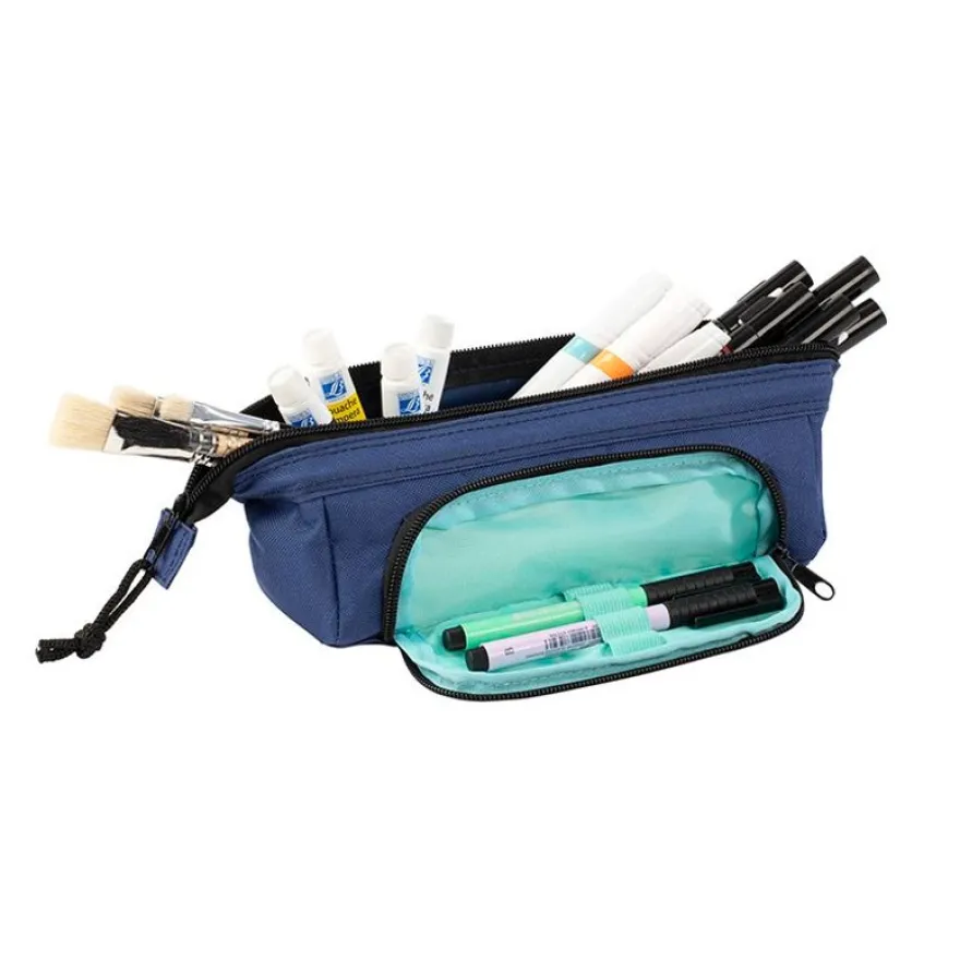 Trousse Teknik Wide - 2 compartiments - différents modèles disponibles - Viquel