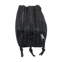 Trousse Trizip - 3 compartiments - noir - Viquel