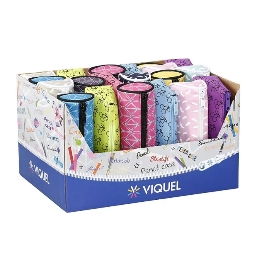 Trousse Viquel - 1 compartiment - différents coloris et formes disponibles