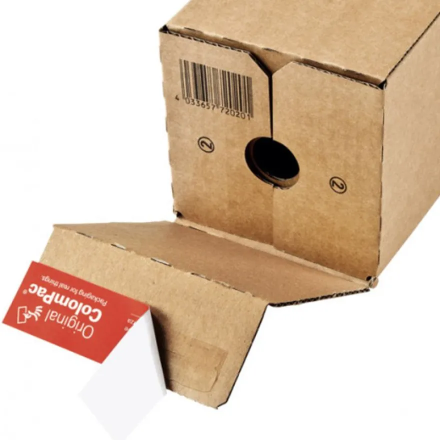 Tube d'expédition carré - 10,8 cm x 10,8 cm x 61 cm - Logistipack