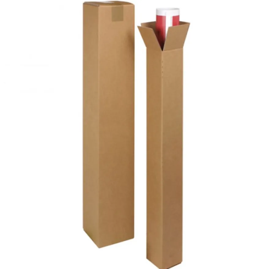 Tube d'expédition carré - 10 cm x 10 cm x 90 cm - Logistipack
